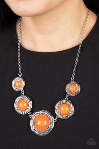 orange,short necklace,The Next NEST Thing Orange Necklace