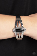 Load image into Gallery viewer, Wanderlust Walkabout Black Cuff Bracelet Paparazzi Accessories