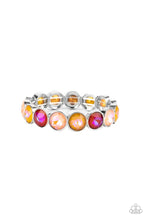 Load image into Gallery viewer, Radiant On Repeat Orange Rhinestone Stretchy Bracelet Paparazzi Accessories