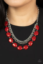 Load image into Gallery viewer, Pumped Up Posh Red Necklace Paparazzi Accessories