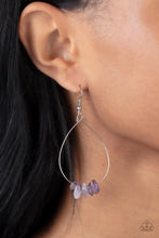 Load image into Gallery viewer, South Beach Serenity Purple Stone Earrings Paparazzi Accessories