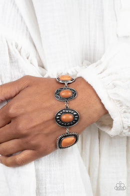Taos Trendsetter Brown Stone Bracelet Paparazzi Accessories