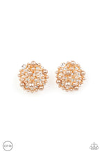 Load image into Gallery viewer, Head To Toe Twinkle Brown Pearl Clip-On Earring Paparazzi Accessories