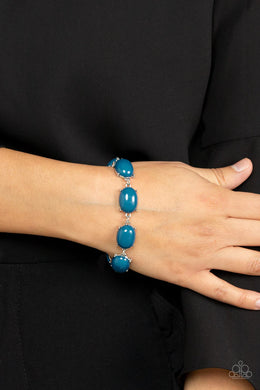 Confidently Colorful Blue Bracelet Paparazzi Accessories
