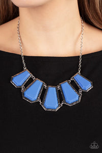 blue,short necklace,Stellar Heiress Blue Necklace