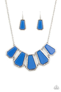 blue,short necklace,Stellar Heiress Blue Necklace