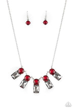 Load image into Gallery viewer, Celestial Royal Red Rhinestone Necklace