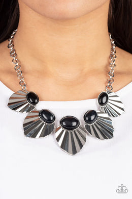 Fearlessly Ferocious Black Necklace Paparazzi Accessories