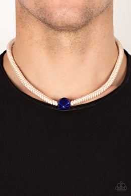 Metamorphic Marvel Blue Urban Necklace Paparazzi Accessories