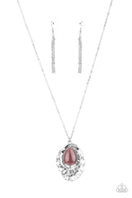 Load image into Gallery viewer, Titanic Trinket Purple Cat&#39;s Eye Necklace Paparazzi Accessories