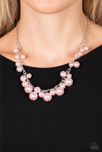 Load image into Gallery viewer, Tearoom Gossip Pink Pearl Necklace Paparazzi Accessories