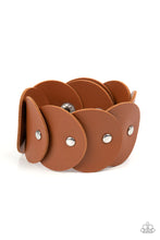 Load image into Gallery viewer, Rhapsodic Roundup Brown Leather Urban Bracelet Paparazzi Accessories