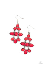 Load image into Gallery viewer, Bay Breezin Red Earrings Paparazzi Accessories