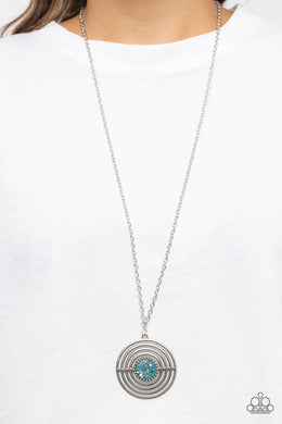 Targeted Tranquility Blue Necklace Vivacious Bombshell Bling, LLC, Jenny and James Davison