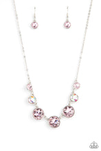 Load image into Gallery viewer, Pampered Powerhouse Pink Rhinestone Necklace Paparazzi Accessories