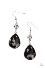 Load image into Gallery viewer, Smile For The Camera Silver Rhinestone Earrings Paparazzi Accessories
