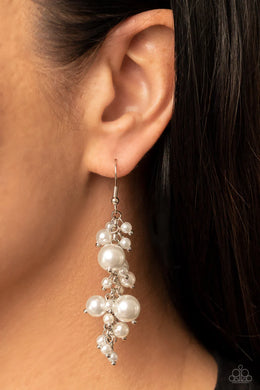 The Rumors Are True White Pearl Earrings Paparazzi Accessories
