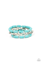 Load image into Gallery viewer, Anasazi Apothecary Blue Stone Stretchy Bracelet Paparazzi Accessories