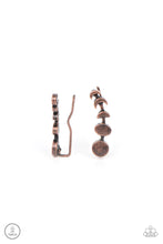 Load image into Gallery viewer, Its Just A Phase Copper Ear Crawler Post Earring Paparazzi Accessories