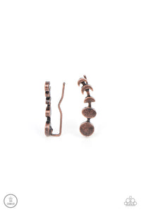 copper,ear crawler,Its Just A Phase Copper Ear Crawler Post Earring