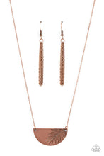 Load image into Gallery viewer, Cool, PALM, and Collected Copper Necklace Paparazzi Accessories
