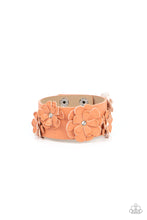 Load image into Gallery viewer, What Do You Pro-POSIES Orange Floral Urban Bracelet Paparazzi Accessories