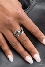 Load image into Gallery viewer, Blockbuster Boom Silver Rhinestone Ring