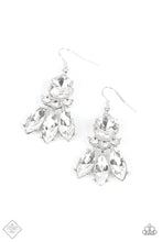 Load image into Gallery viewer, To Have and To Sparkle White Rhinestone Earrings Paparazzi Accessories