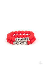Load image into Gallery viewer, Dip and Dive Red Stretchy Bracelet Paparazzi Accessories