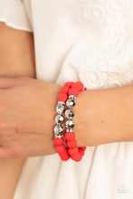 Load image into Gallery viewer, Dip and Dive Red Stretchy Bracelet Paparazzi Accessories