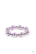 Load image into Gallery viewer, A DREAMSCAPE Come True Purple Pearl Stretchy Bracelet Paparazzi Accessories
