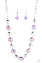 Load image into Gallery viewer, Dreamscape Escape Purple Iridescent Pearl Necklace Paparazzi Accessories