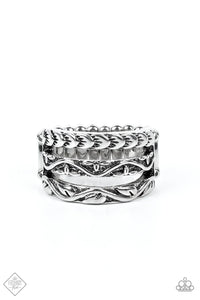 fashion fix,silver,wide back,Canyon Canopy Silver Ring
