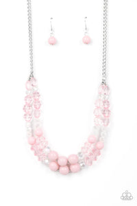 pink,short necklace,Vera-CRUZIN Pink Necklace