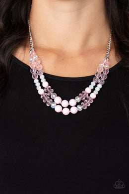 Vera-CRUZIN Pink Necklace Paparazzi Accessories