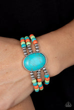 Load image into Gallery viewer, Stone Pools Multi Stone Stretchy Bracelet Paparazzi Accessories