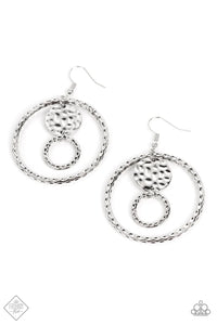 fishhook,silver,Mojave Metal Art Silver Earrings