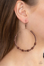 Load image into Gallery viewer, Simple Synchrony Copper Earrings Paparazzi Accessories