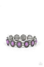 Load image into Gallery viewer, Dainty Delight Purple Stretchy Bracelet Paparazzi Accessories