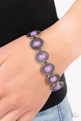 Dainty Delight Purple Stretchy Bracelet Paparazzi Accessories