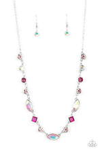 Load image into Gallery viewer, Irresistible HEIR-idescence Pink Rhinestone Necklace Paparazzi Accessories