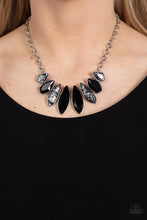 Load image into Gallery viewer, Crystallized Couture Black Necklace Paparazzi Accessories