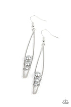 Load image into Gallery viewer, Atlantic Allure Silver Pearl Earrings Paparazzi Accessories