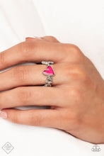Load image into Gallery viewer, Contemporary Charm Pink Heart Ring