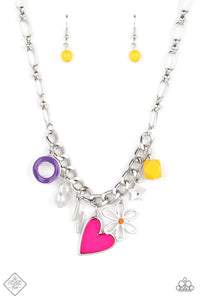 charm,multi,short necklace,Living in CHARM-ony Multi Necklace