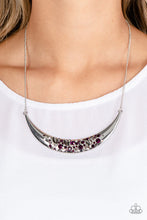 Load image into Gallery viewer, Bejeweled Baroness Purple Necklace Paparazzi Accessories