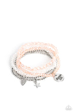 Load image into Gallery viewer, Teenage DREAMER Orange Stretchy Bracelet Paparazzi Accessories