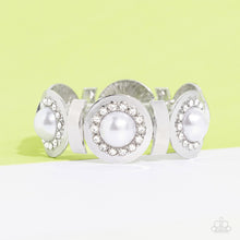 Load image into Gallery viewer, Summer Serenade White Pearl Stretchy Bracelet Vivacious Bombshell Bling, LLC, Jenny and James Davison