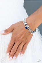Load image into Gallery viewer, Honest Heirloom Multi Rhinestone Pearl Cuff Bracelet Paparazzi Accessories