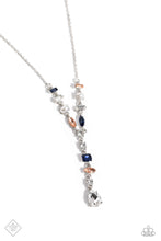 Load image into Gallery viewer, Dreamy Dowry Multi Rhinestone Pearl Necklace Paparazzi Accessories